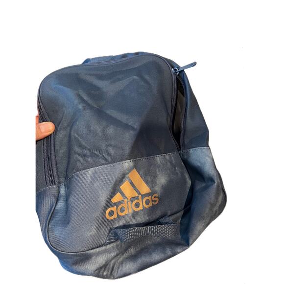 Adidas Defender Medium 20"x12"x10" Blue Duffel Gym Bag - Picture 5 of 5